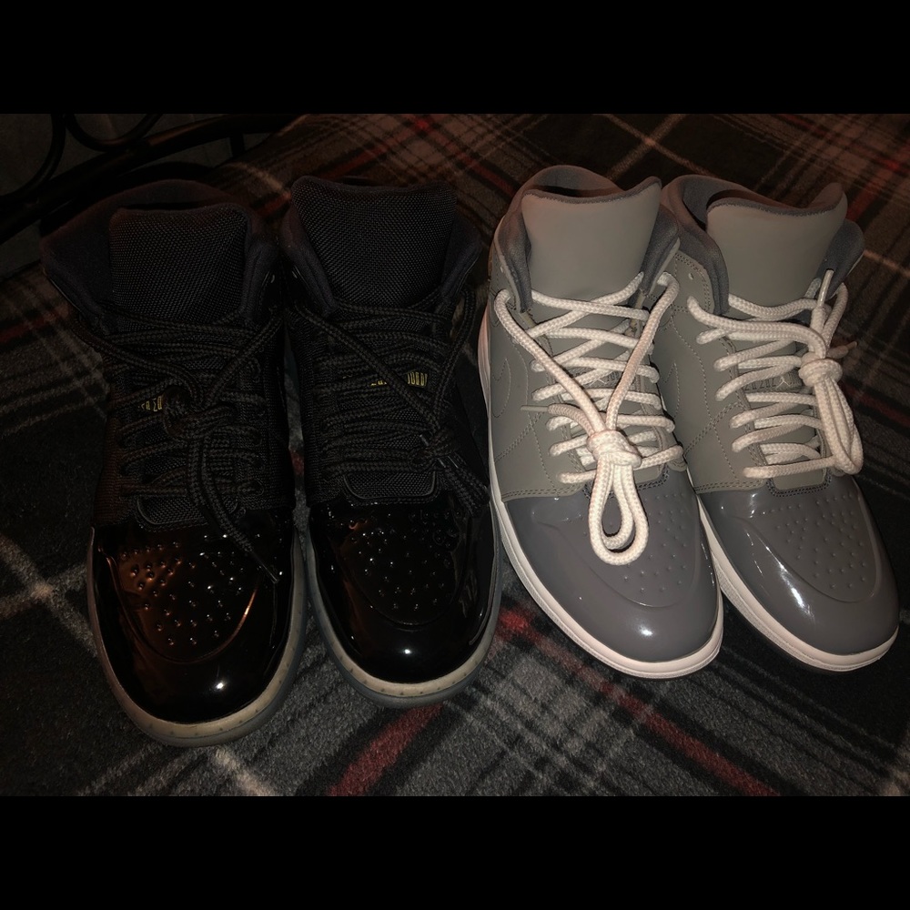 Jordan 1 gamma and grey Jordan 1s